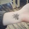 Waterproof Scary Halloween Fake Tattoo Body Art Spider Halloween Tattoo Temporary Tattoo Sticker