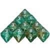 Multi-sided Dice 10pcs 8 Sided Game Dice for DND TRPG Board Game Mixed Colors DND Dice