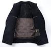 Brand Double-Sided Cashmere Men's Classic Wool Trench Coat with Down Liner