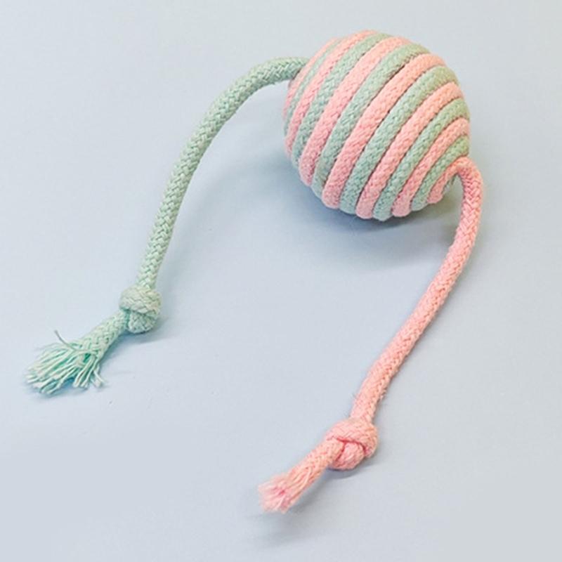 Sisal Balls for Cats Teasing Indoor Exercising Enrichment Cats Chew Toy Hunting Teething Cats Teasing Supply 6PCS