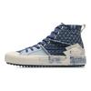 Li Ning Xun Non-Slip Lightweight Durable High-Top Skate Shoes Men Sneakers White Blue AGCR287-3