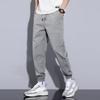 20254 Men's Korean Retro Work Pants - Spring/Autumn, Loose Straight Leg, Trendy Casual Joggers