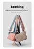 2026 Frühling Damen Wasserdichte Nylon Schultertasche Crossbody Tasche mit Münzfach mit mehreren Fächern