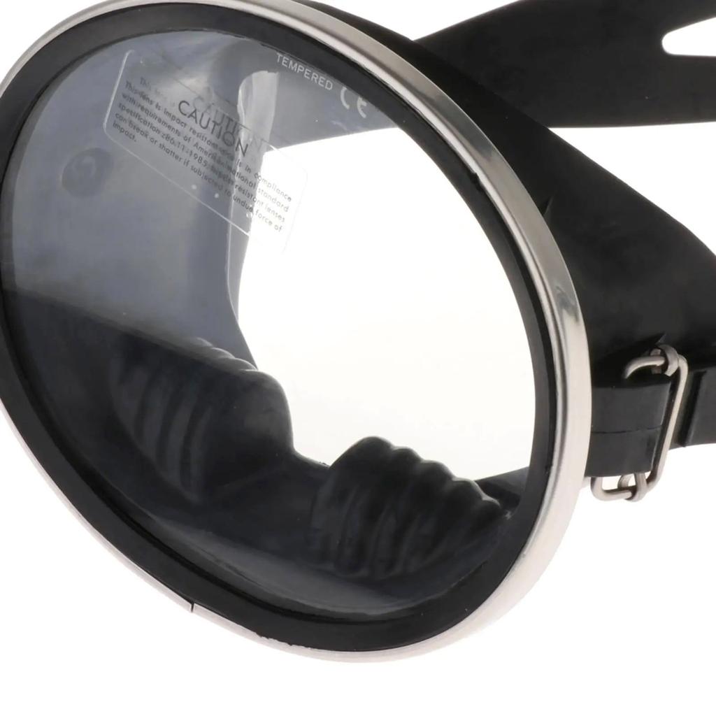 Adjustable Clear Panoramic Goggle Ovals Diving Swimming Goggle Single Lens Snorkels Diving Mask Diving Accessories