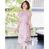 Pasite Summer New Chinese Style Short Sleeve Qipao Dress