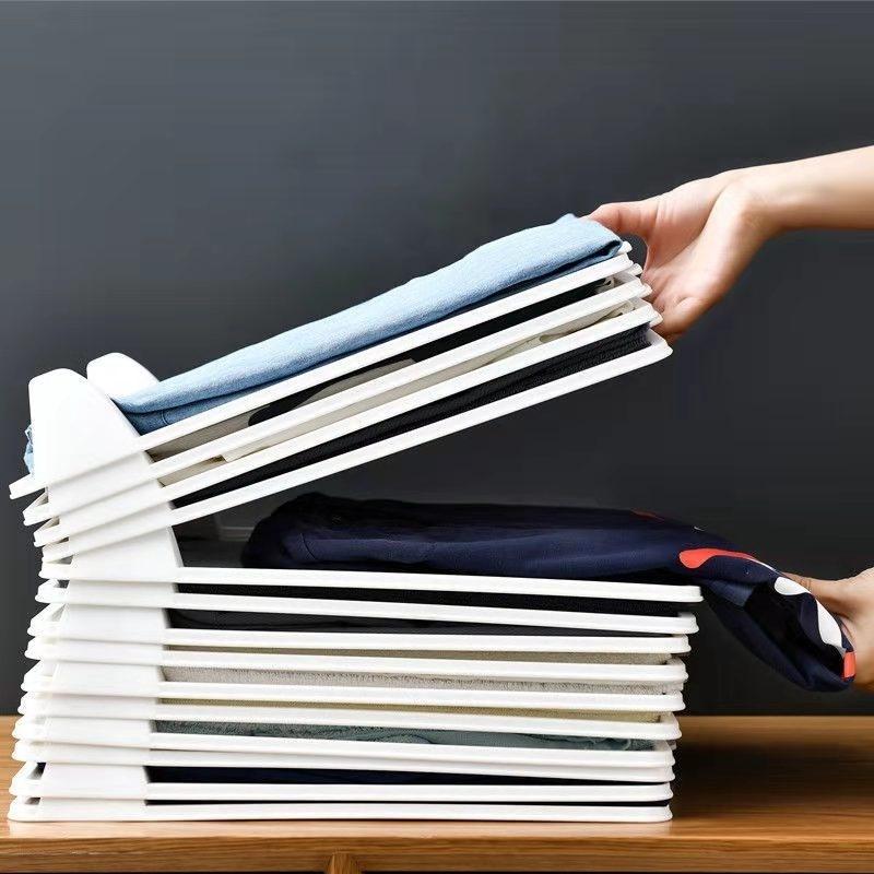 Quick Clothes Organization Storage Folding Board Wrinkle Resistant Pants Sorting Lazy Folding Shirts