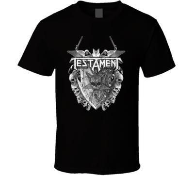 Testament Band Music Shield Album Logo Tee Shirt2