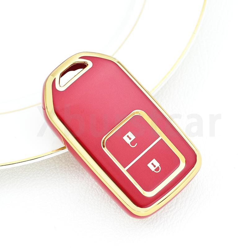 

2/3 Buttons Tpu Car Key Cover Case For Honda Civic Cr-V Hr-V Accord Jade Crider Odyssey Auto Shell Fob Holder Keyless Protector