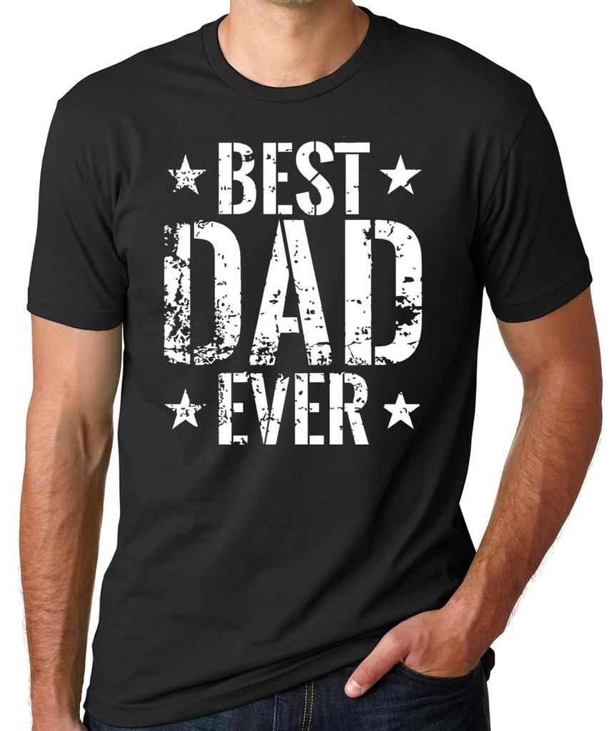 Best Dad Ever Tshirt Gift for Dad Fathers Gift Tee Shirt Fathers Printed Oneck Shortsleev Casual Loose Graphic Sweatshirt