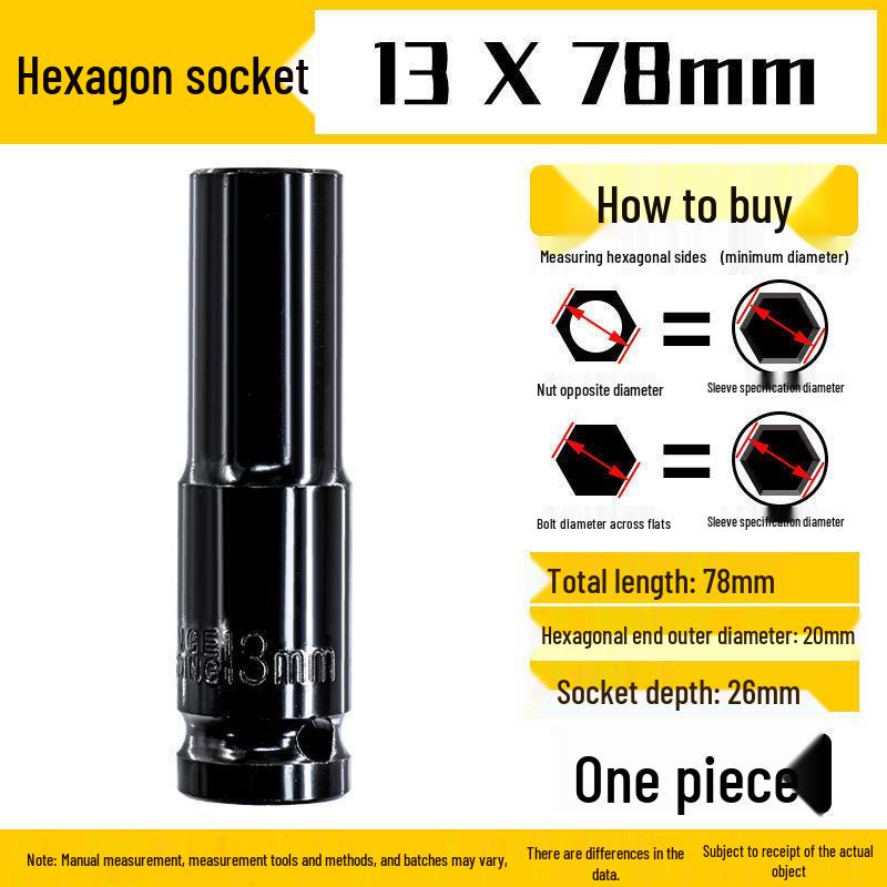 Electric Hex Wrench & Screwdriver Set, 8-32mm - Includes Socket Head, Extension, Air Gun, & Copper Components