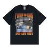 Lustiges Meme T-Shirt Ich habe mich so angestrengt und nur das Sofa bekommen Grafik T-Shirt Mode Lässig Humor Kurzarm T-Shirt Streetwear
