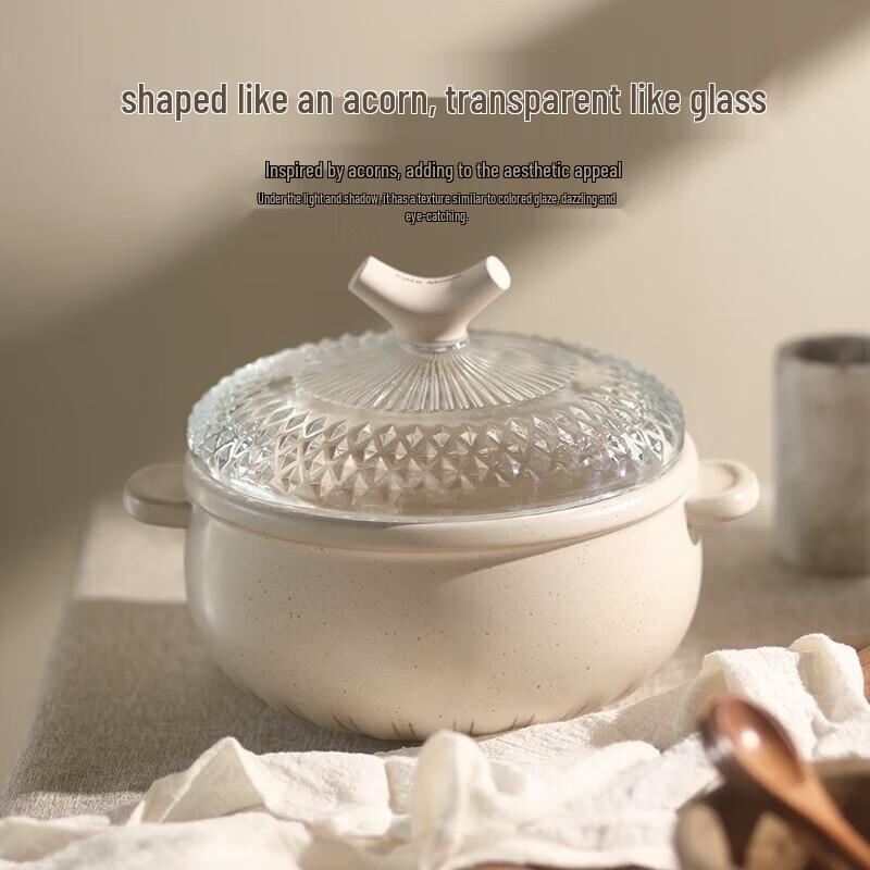 Katemak Glazed Ceramic Casserole & Wok