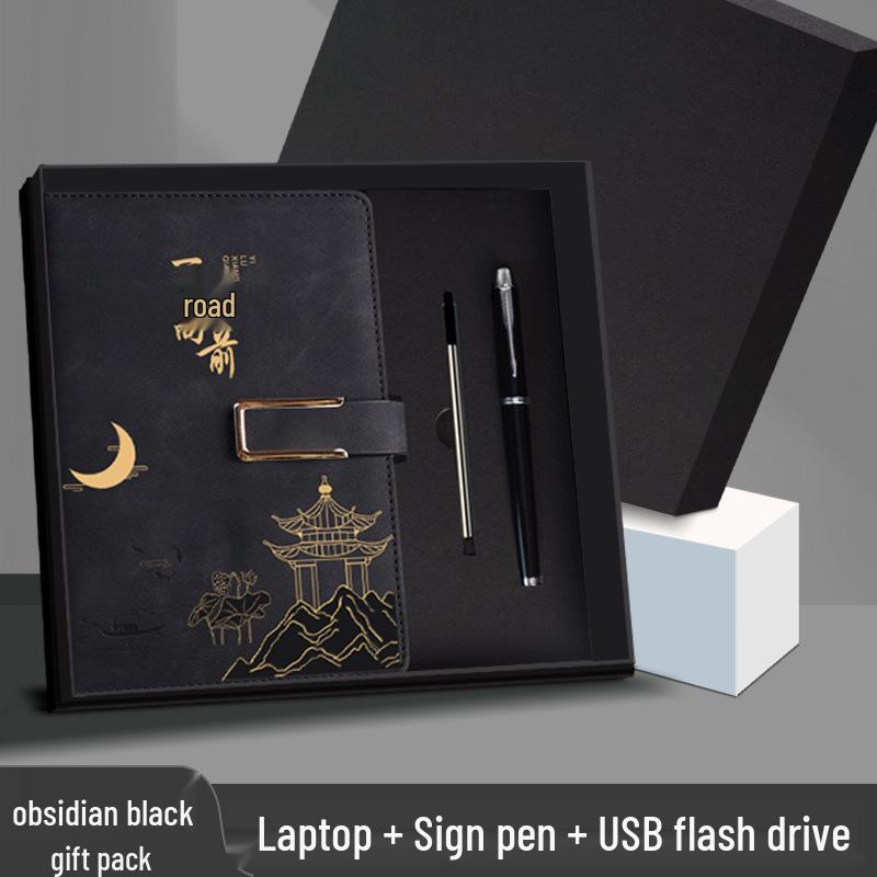 A5 Custom Thick Notebook: High-Value Student Prize & Enterprise Meeting Journal with Logo Printing.