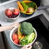 Double-Layer Produce Washing Strainer Basket Set