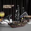 Creative Pirate Ship Adventure Ship Set Building Blocks DIY Luminous Building Blocks Decorative Bricks Boy Toy Gift