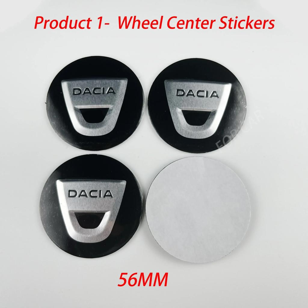 Car Wheel Center Cover Sticker Hub Center Cap Tires Rim Covers Cap wheel parts For Dacia Duster Logan MCV Sandero Stepway Dokker