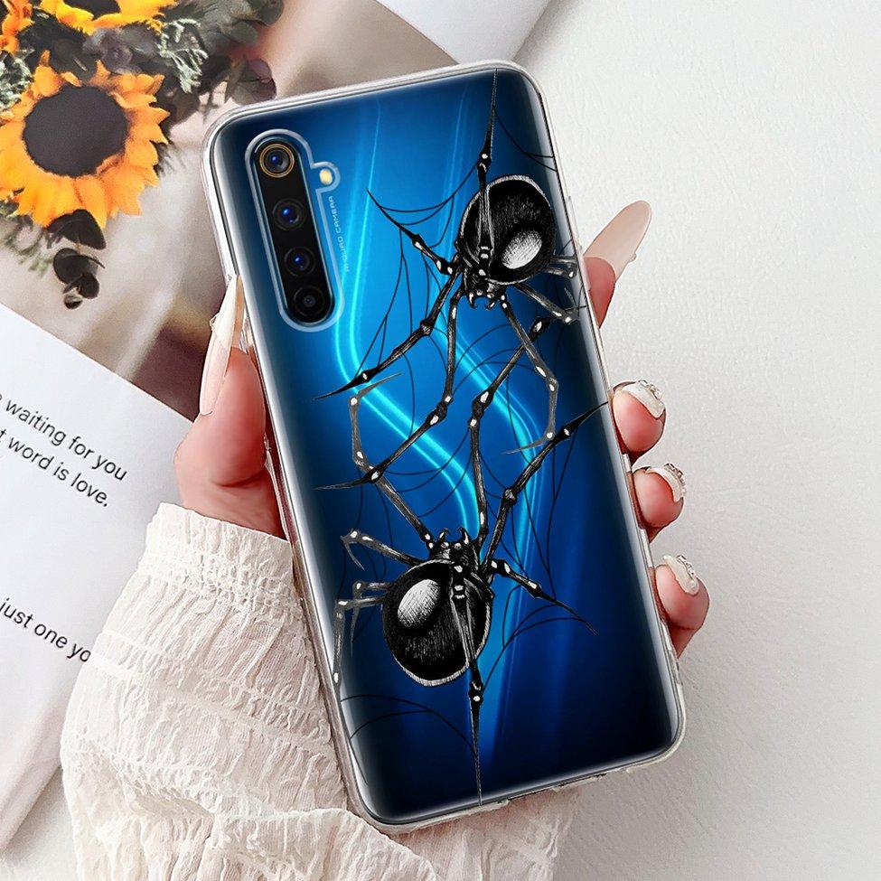 6.6" For Realme 6Pro RMX2061 RMX2063 Back Cover For Realme 6 Pro Case Clear Luxury Fashion Cute Cat Cool Funny Soft TPU Bumper