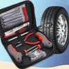 Zestaw do naprawy przebitych opon 34 sztuki Zestaw do naprawy opon samochodowych z łatkami Wytrzymałe narzędzia do naprawy dla SUV-a Kampera Przyczepy ATV Ciągnika