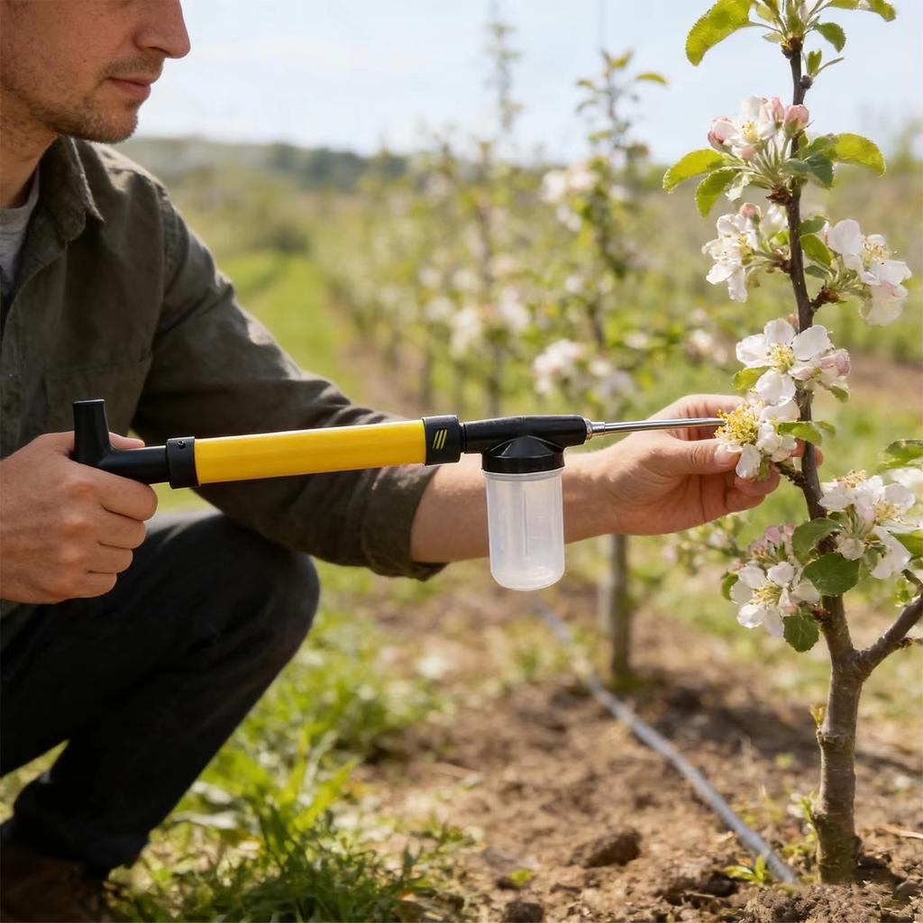 Gartenpulversprüher Verstopfungsresistent DE Pulversprüher Große Kapazität mit 2 Verlängerungsstangen Spender für Flöhe Zecken Termiten