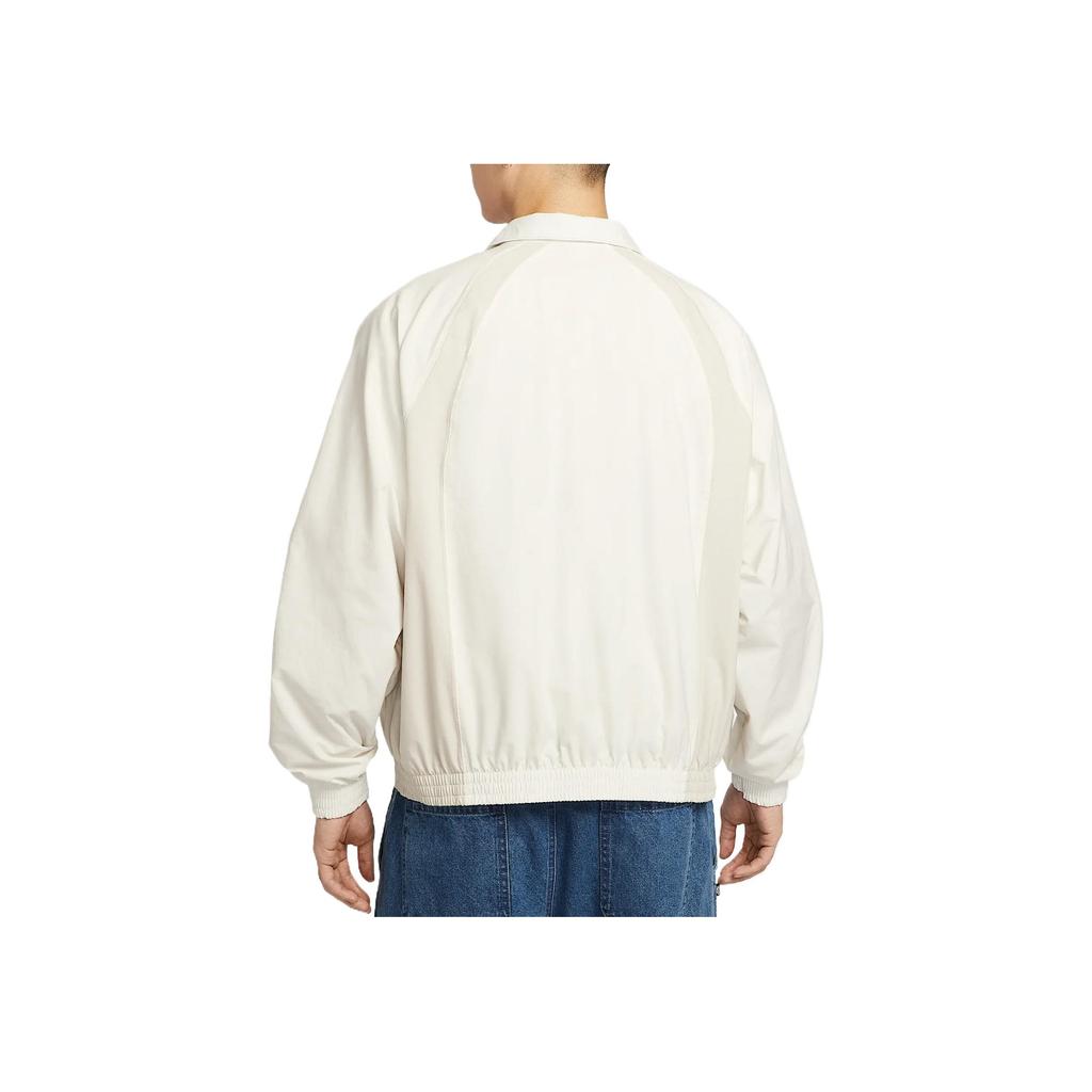 Nike SB Skin-Friendly Fashion Soft Simple Solid Color Jacket Men Jacket Sail Light-Bone Black HJ2911-133