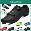 Road Cleat Cycling Sneakers Bike Shoes Men Mountain Racing Speed Sneakers Women Flat Bicycle Shoes Professional Outdoor Athletic Sports Bike Shoes