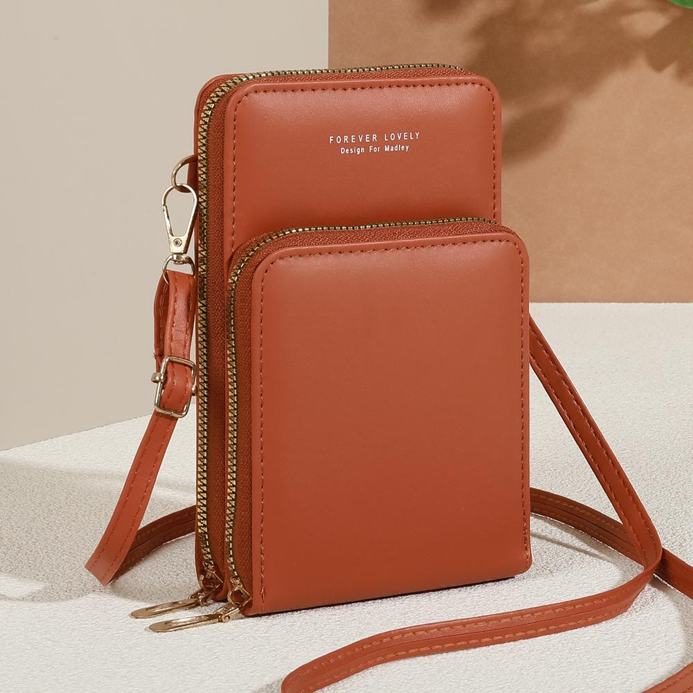 Elegant Fashion Phone Wallet for Women Slim Compact Secure Design for Travel Essential Fits Phone Large Bills Cards Small Make