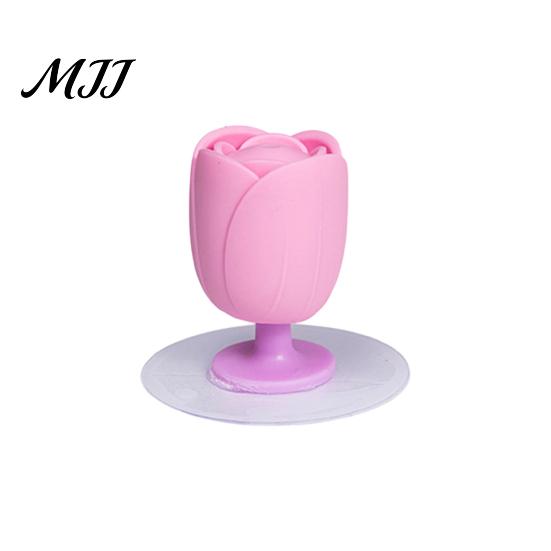 Non Slip Toilet Seat Handle Lid Lifter with Flower Handle, Silicone Easy Lifting Opener, Adjustable Anti-slip Gadget, No-touch for Bathroom Convenient
