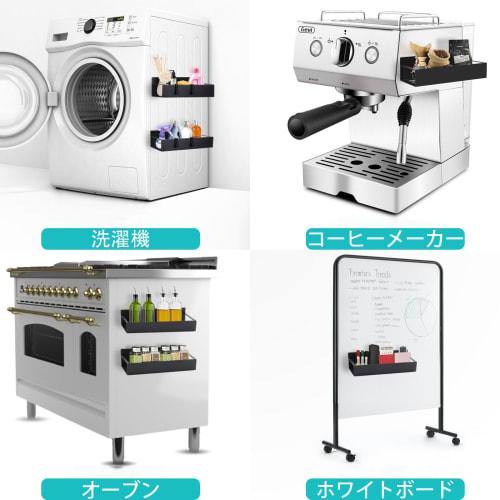 Magnetic Refrigerator Side Rack, Storage, Magnetic Rack, No Drilling Required, Space-Saving, Washing Machine, Microwave, Kitchen Storage, 5kg Weight C