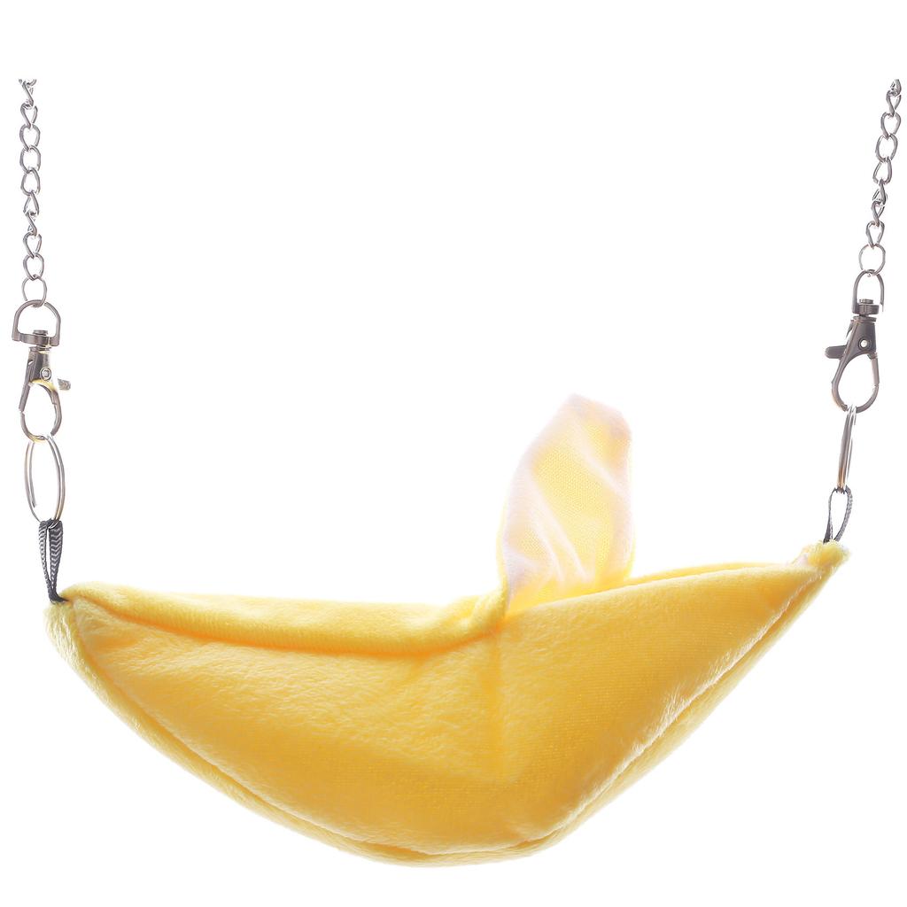 Banana Hamster Bed House Hammock Small Animal Warm Bed House Cage Nest Hamster Accessory for Sugar Glider Hamster Small Bird Pet