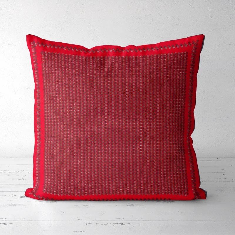 A DropShipping Christmas Home Decor Printed Cushion Cover Decorative Boho Pillowcases High-end Royal High Quality Europe