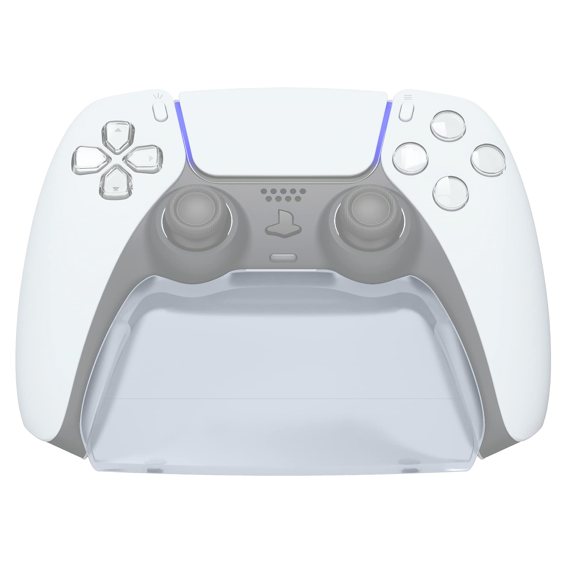 

Підставка для контролера сумісна з PlayVital з гумовою підставкою сумісна з контролером PlayStation 5 ps5, пад, [Прозора] чистий