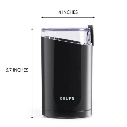 Krups 203 Electric Coffee Grinder, Black