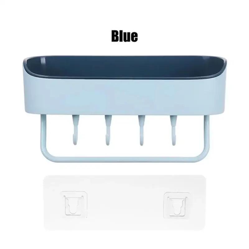 Xiaomi Bathroom Storage Rack Multifunctional Bathroom Wall No Punching Storage Rack Toilet Towel Washbasin Wall Hanging