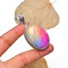 Solar Quartz Gemstone Pendant: 925 Sterling Silver Handmade Pendant Necklace Jewelry