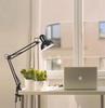 LED Adjustable Eye-Friendly Desk Lamp for Study, Reading, and Work with Long Arm and Clip, Ideal for Eyelash Extensions and Manicures.