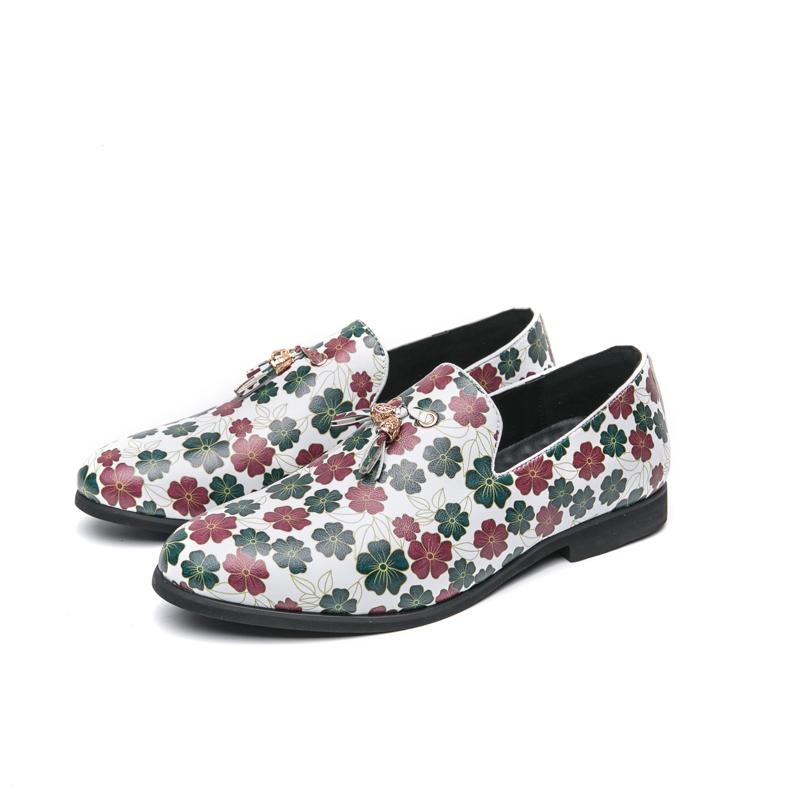 Casual Men's Loafers Fashion Designer's Personalized Style Outdoor Leisure Business Party Daily Adult Lightweight Leather Shoes