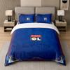 Set Biancheria da Letto 3 Pezzi Lione FC Lenzuolo Morbido e Due Federe Decorazione Camera da Letto Casa