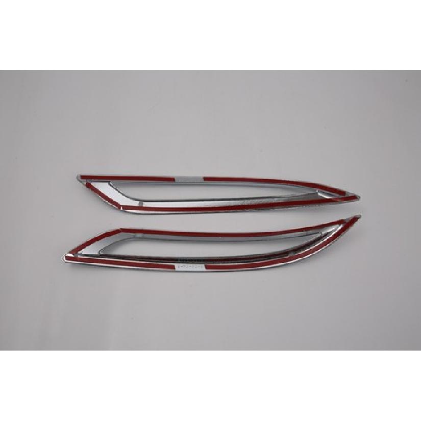 Chrome Rear Fog Light Lamp Cover Trim For 2018- Tesla Model 3 ABS 2pcs