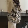 Casual Leopard Print Shoulder Canvas Bag Tote Bag New Korean Version Ins Commute To Work Casual Fashion Simple Cloth Bag