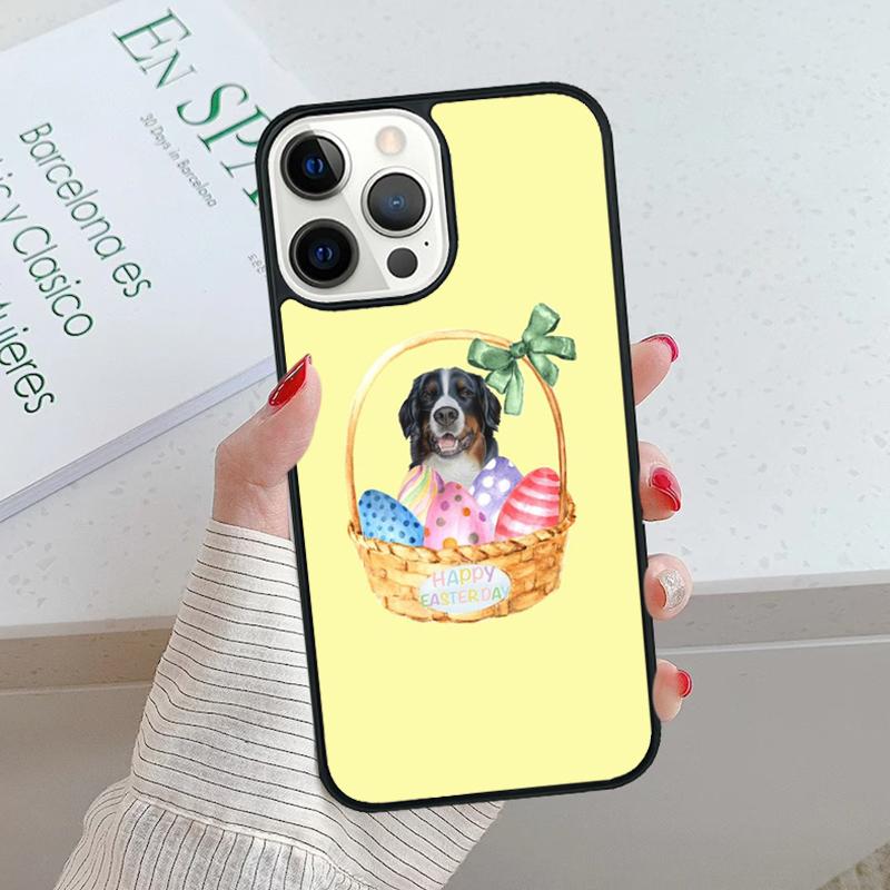 Funny Bernese Mountain Dog Phone Case cover For iPhone 17 Air 15 16 16e 14 13 12 11 Pro Max Coque For Apple PLUS fundas