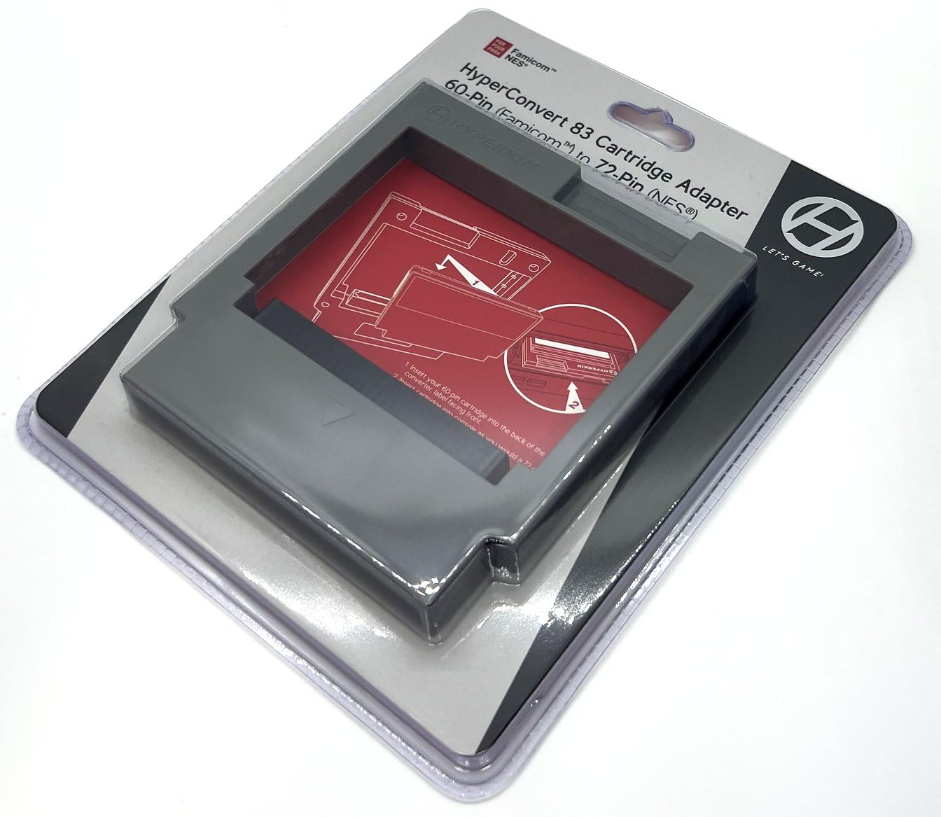 

Переходник FC на NES, тип картриджа (Фамиком) серый