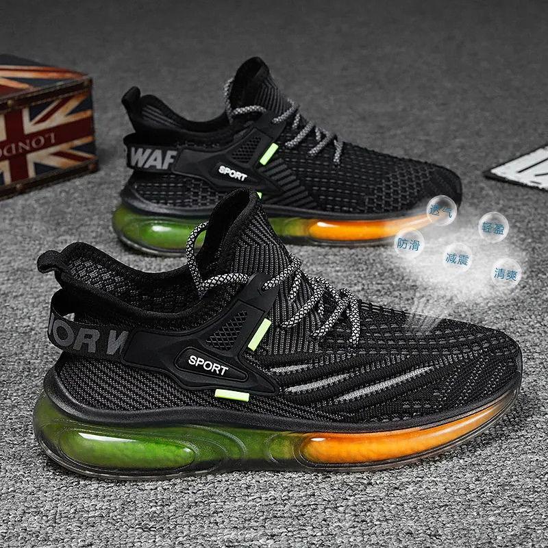 Men's Sports Running Shoes New Men's Shoes Jelly Sole Breathable Casual Shoes Fashion Casual Shoes