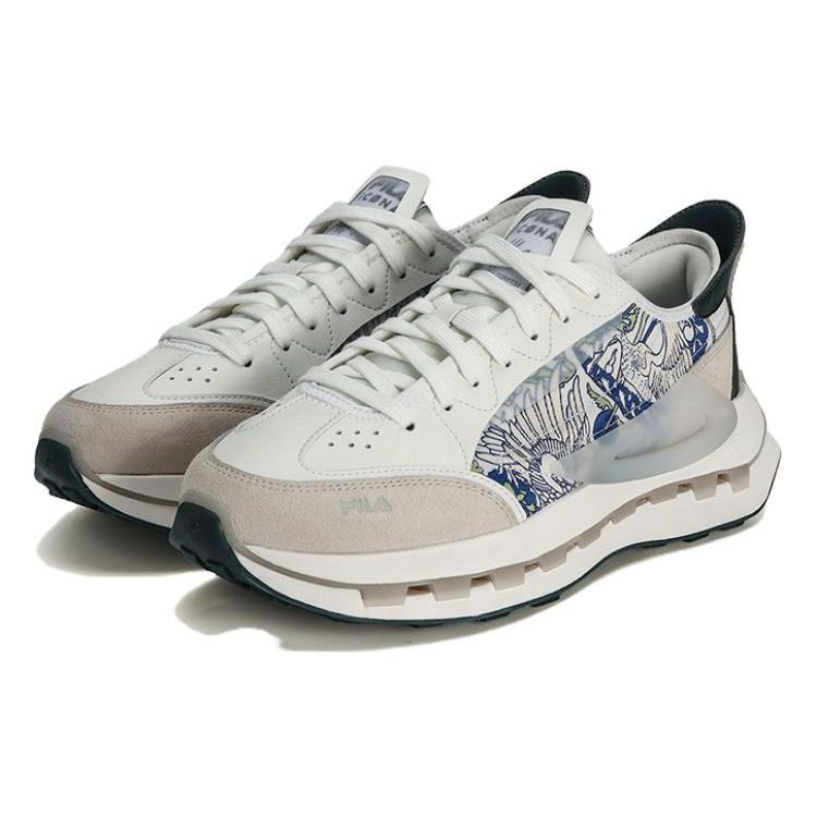 Fila KM Morgan Shock Absorbing Durable Low Top Casual Shoes Men Sneaker Black Gray F12M413109FCM