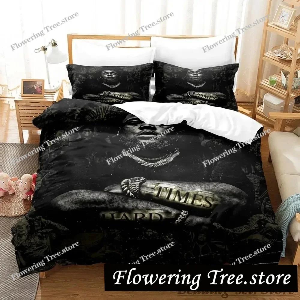 Beliebtes Rod Wave Bettwäscheset Einzelbett Twin Full Queen King Size Bettwäscheset Schlafzimmer für Erwachsene und Kinder Bettbezug-Sets Anime Bettwäsche Set Bett