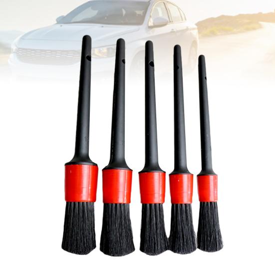 5Pcs/Set Cleaning Brushes Soft Multi-function PP Seat Detailing Cleaner for Car
