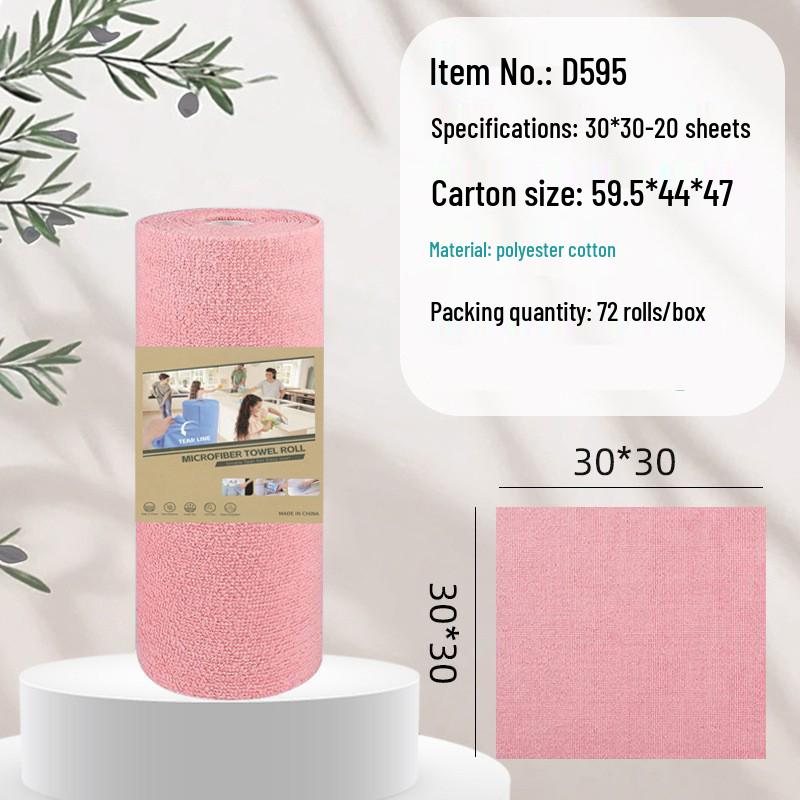 Hand-Tearable Microfiber Kitchen Towels: Absorbent, Disposable, Multifunctional Cleaning Rags