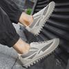 Fashion Handmade Knit Mesh Breathable Shoes for Men 2025 Summer Anti-Bacterial Anti-Slip Sole Sneakers for Outdoor Casual Sports Outfits
