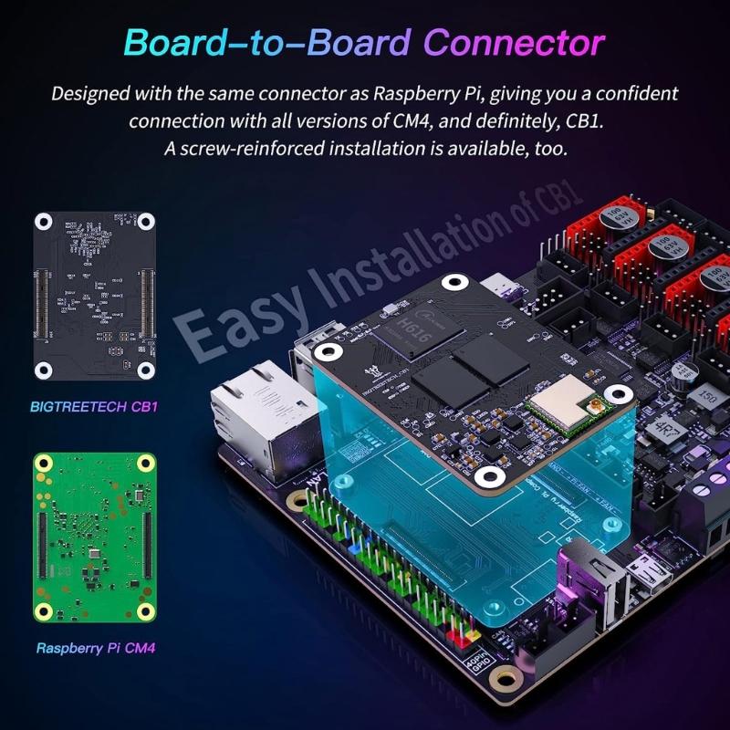 Manta M5P V1.0 32Bit Control Board Support 5 Stepper Driver Suitable for CB1 3D Printer Motherboards TMC2209 TMC5160