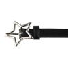 Adjustable Five-point Star Waistband PU Leather Women Waist Belt Punk Star Belt  Men