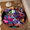 Clown Horror Round Rug for Livingroom,Bedroom, Palyroom, Chair Rug, Area Rug, Circle Carpet, Large Size Fan Christmas Gift